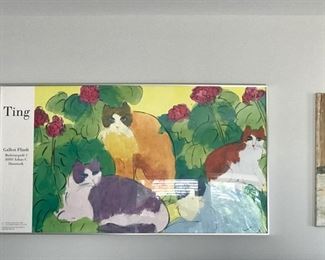 Make an offer: was $35. Ting cat poster in good or better condition. 27H x 48W