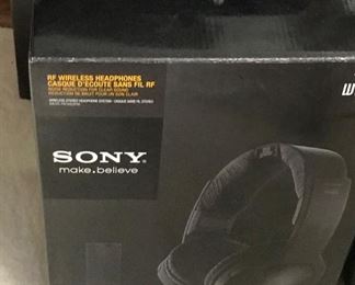 Several Sets of Sony Wireless Headphones