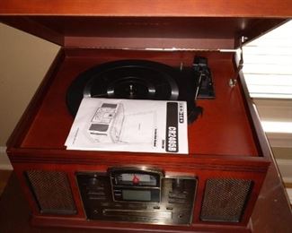 Crowley turn table and CD recorder