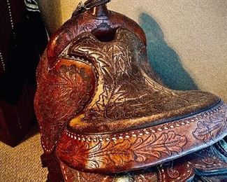 Own this gorgeous High point trophy saddle- simply follow this link to bid-
https://www.estatesales.net/TX/Weatherford/76086/marketplace/26689