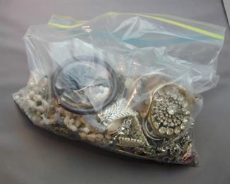 Costume Jewelry Bag Lot