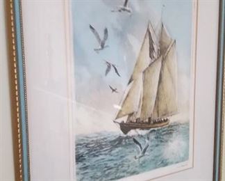The Famous Bluenose Signed R.H. Palenske