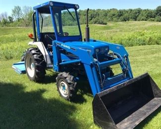 Ford Diesel Tractor with Many Attachments