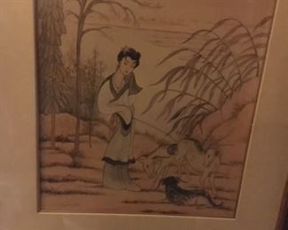 Alice Szegedy (Hungary) watercolor $2,000. - listed artist