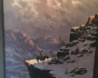 Jorge (Braun) Tarallo (born 1951)
Western Landscape 40" x 30" $2,500.