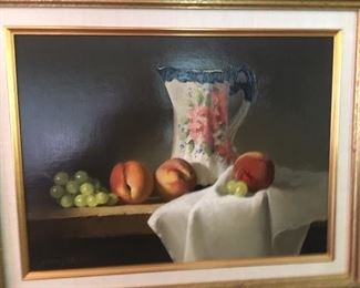 Jerry Weers Oil on board still life 11.5" x 15.5"
$500.00