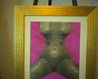 Abstract Original Art 14" X 18" $650.