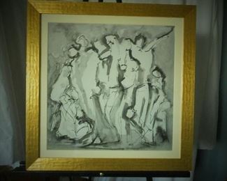 ABSTRACT ART Original 18" x 18" $500.