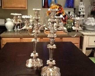 Silver CANDELABRAS Set Of 2 $400.