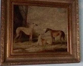 Oil On Canvas $500.