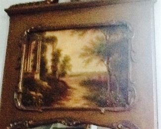 Trumeau Mirror $1800. 67"Tall