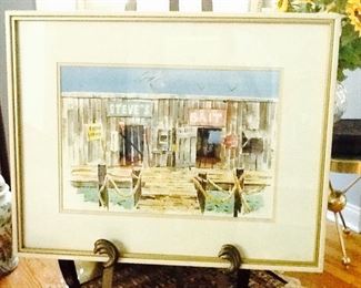 WaterColor Original Art known Artist $650.