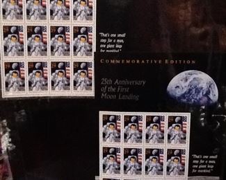 Moon Landing Stamps $150.