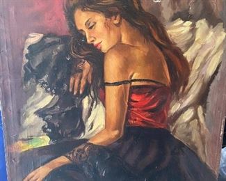 Oil on Canvas. 20 x 29. $125.