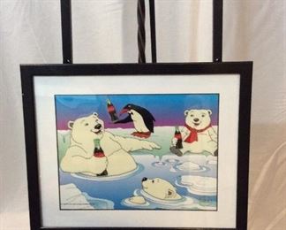 Coke Cola Serigraph $100.