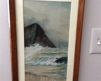 Watercolor 12 X 19 Original $850.