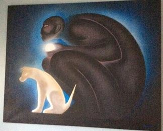 Original Art Known Artist 50" x 40" $28,000.