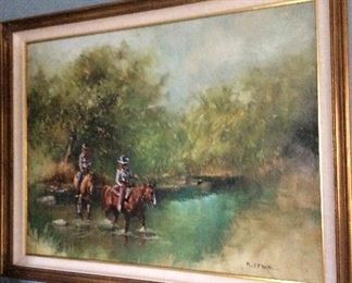 Oil On Canvas 36" x 45" $2500.