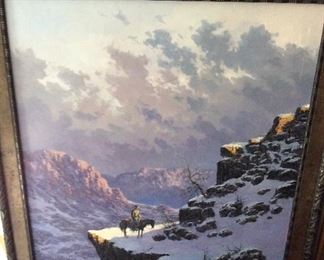 Southwestern Oil On Canvas 36" x 46" $2500.