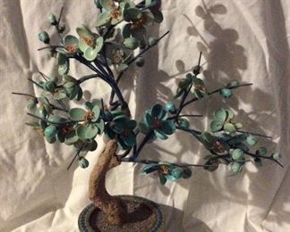 Jade Turquoise Tree 14 inches $ 395.