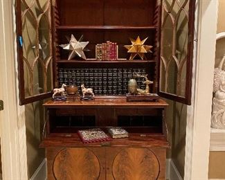 Antique English Mahogany Secretary