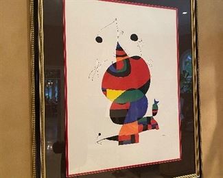 Large Framed Miro Print