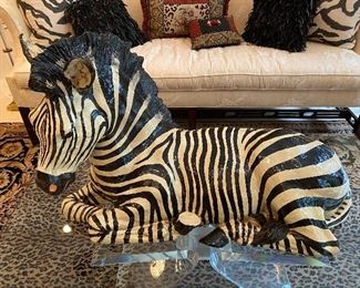 Large Decorative Zebra