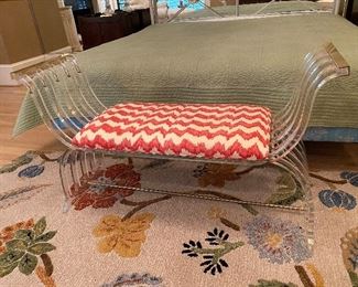 Lucite Bench