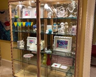 Pair of Henredon Display Cabinets