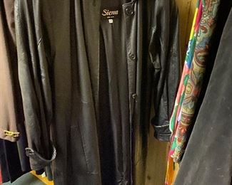 Leather Trench Coat
