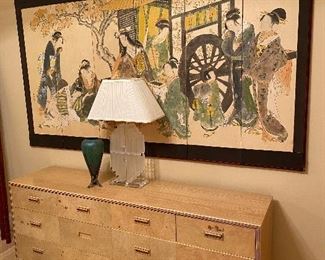 Henredon Birds Eye Maple Chest