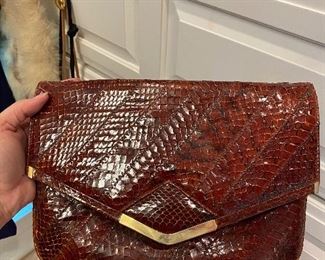 Snake Skin Handbag