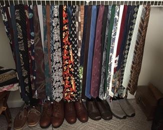 Men's Shoes and Neck Ties