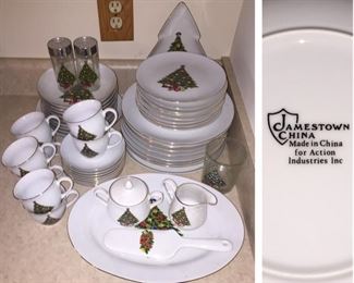 Jamestown Christmas China