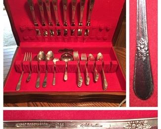 Silverplated Flatware Set