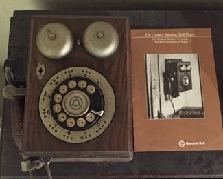 Southern Bell Oak Rotary Dial Telephone