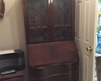 Mahogany Secretary Bookcase