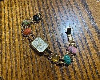 Ladies Scarab Watch