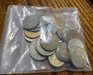 Bag of Foreign Coins