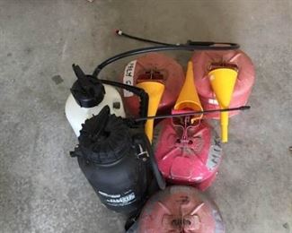 Gas Cans and Chemical Sprayers