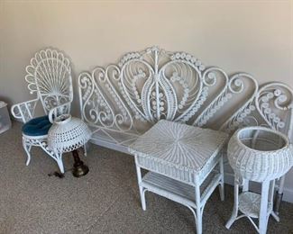 Wicker Bedroom Set