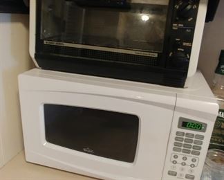 Small Counter Rival Microwave Asking $39.00 Black & Decker Toaster Oven Asking $25.00
