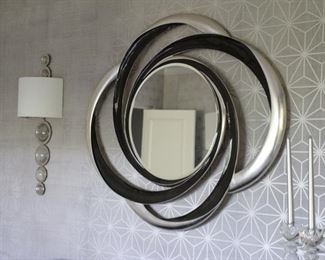 Christopher Guy Oval 2 tone mirror