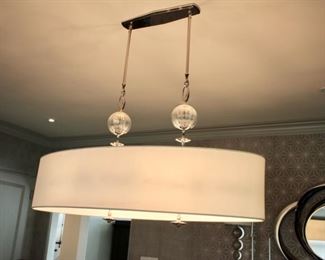 Colura & Co custom oval chandelier