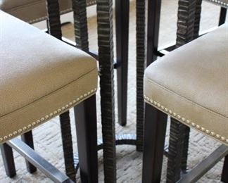 Vanguard Bar height table & Hickory stools
