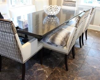 4 Michael Weiss for Vanguard chairs & dining table