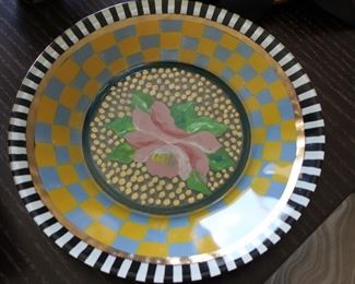 MacKenzie Childs “Circus” collection - glass plates, stemware, vases, bowls…