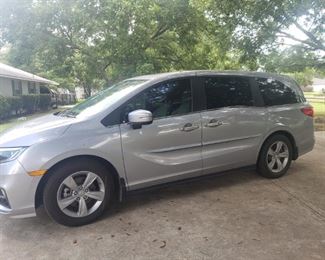 2018 Honda Odyssey EX-L with 18k miles, $27,500.00. Cash or cashier's check accepted. Will sell during the sale dates. August 5-8, 2020