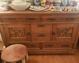 another antique piece, sideboard cabinet