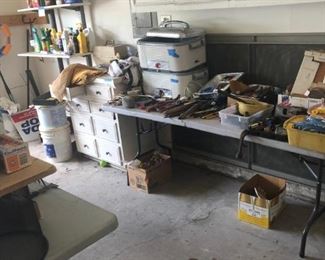 tools, vintage cookers, garage stuff